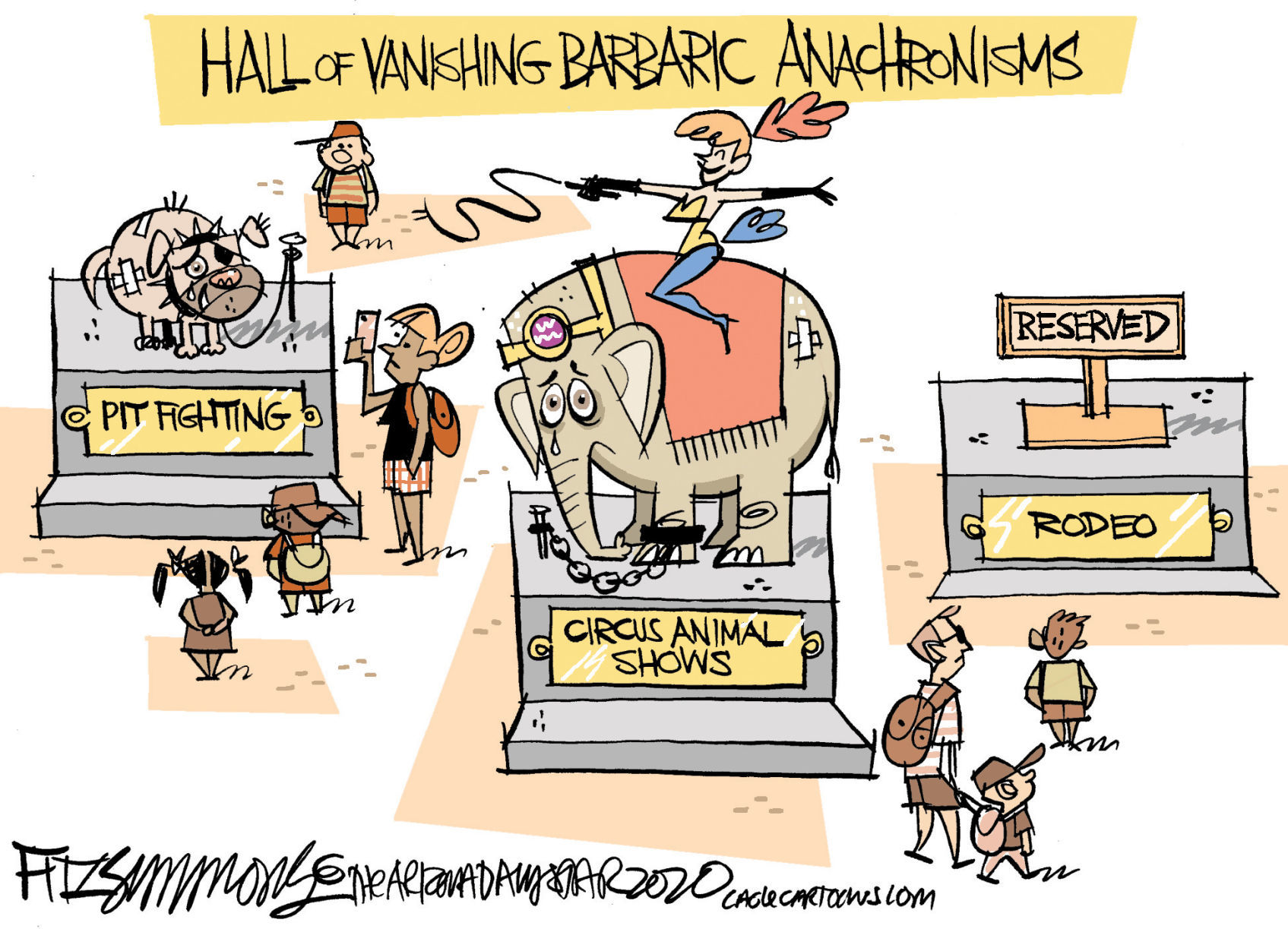Daily Fitz Cartoon: Swell parade